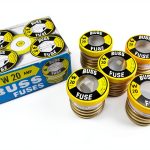 Bussmann W-20 Plug Fuse - 5 Pack, 3x2x1in Compact Design-0