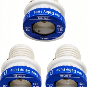 Plug Fuse Type S 15A Bussmann Plug Fuses UL Listed Durable Porcelain-0