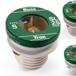 Diodesy Bussman Rejection Base Plug Fuse Block 25A Time Delay Screw‑In-0