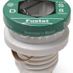 Bussmann BP/S-8 8 Amp Type S Time-Delay Dual-Element Plug Fuse Rejection Base, 125V UL Listed Carded-0