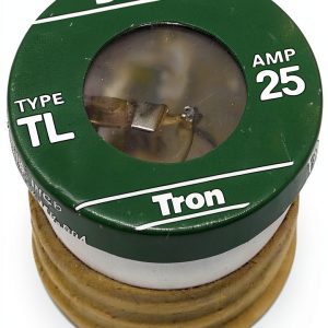 Bussmann TL-25PK4 25 Amp Time Delay Plug Fuse 4 Count Black-0