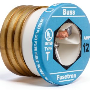 Bussmann BP/T-12 12 Amp Time-Delay Plug Fuse Duty Edison Base 125V UL-0