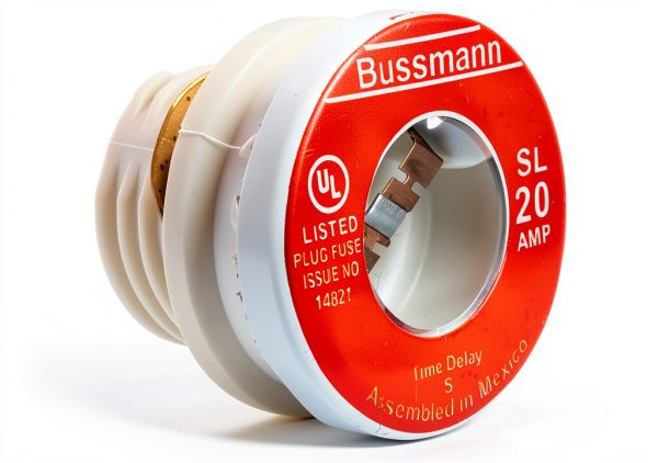 Bussmann SL-20 20 Amp Time Delay Plug Fuse 125V UL Listed 4-Pack-0