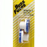 Bussmann BP/S-15 15 Amp Type S Time Delay Plug Fuse 2 Pack 125V UL-0