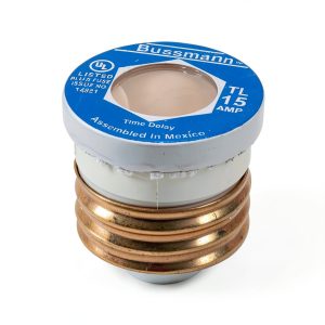 Eaton Bussmann TL 15 Amp Fuse 125V 10kA IR 3 Piece Retail Pack-0