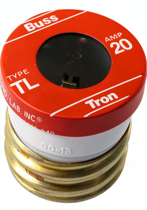 Bussmann TL20PK4 20 Amp Time Delay Plug Fuse Surface Mount 4 Count-0